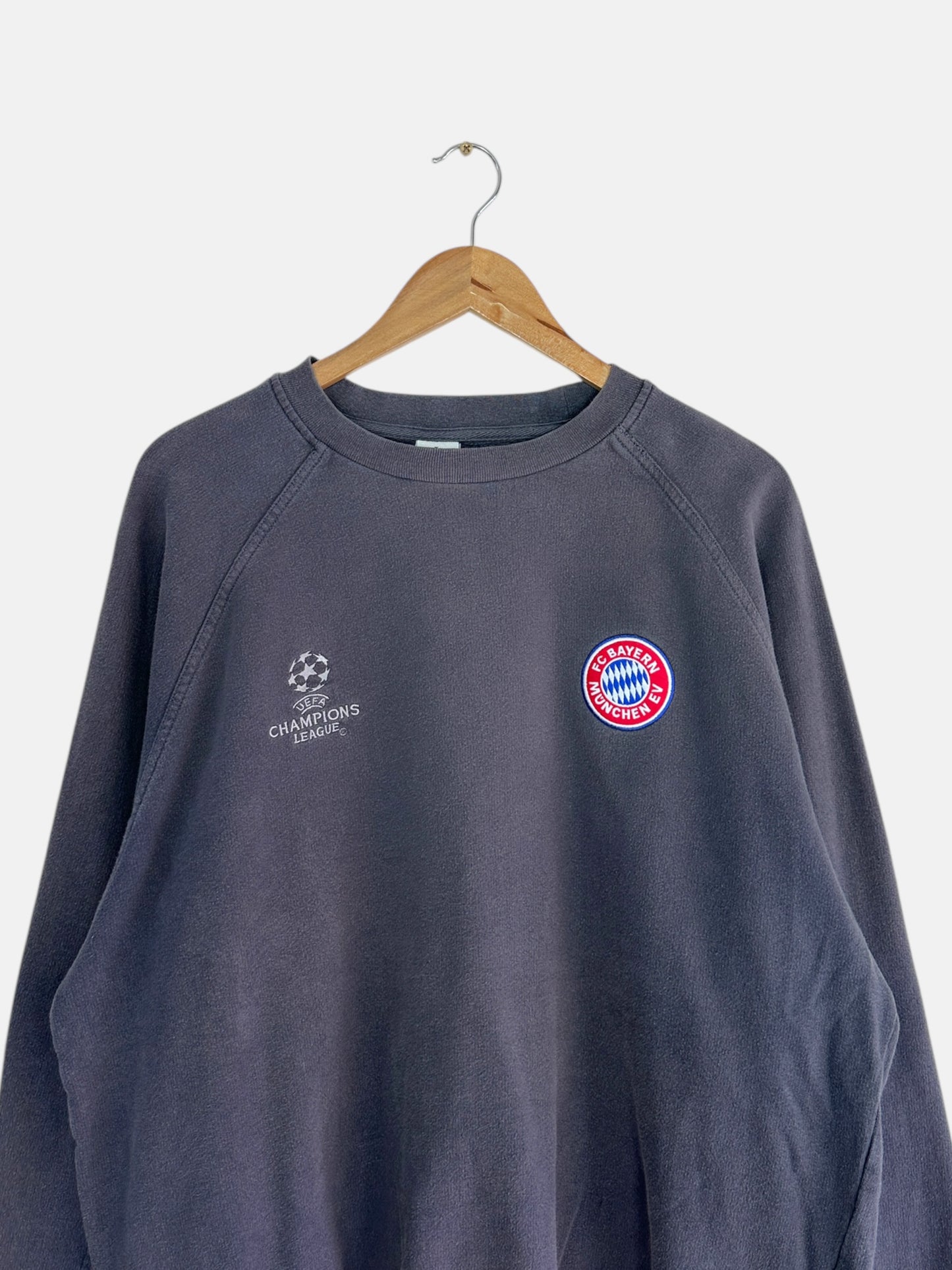 90's FC Bayern Munich Adidas Embroidered Vintage Sweatshirt Size XL
