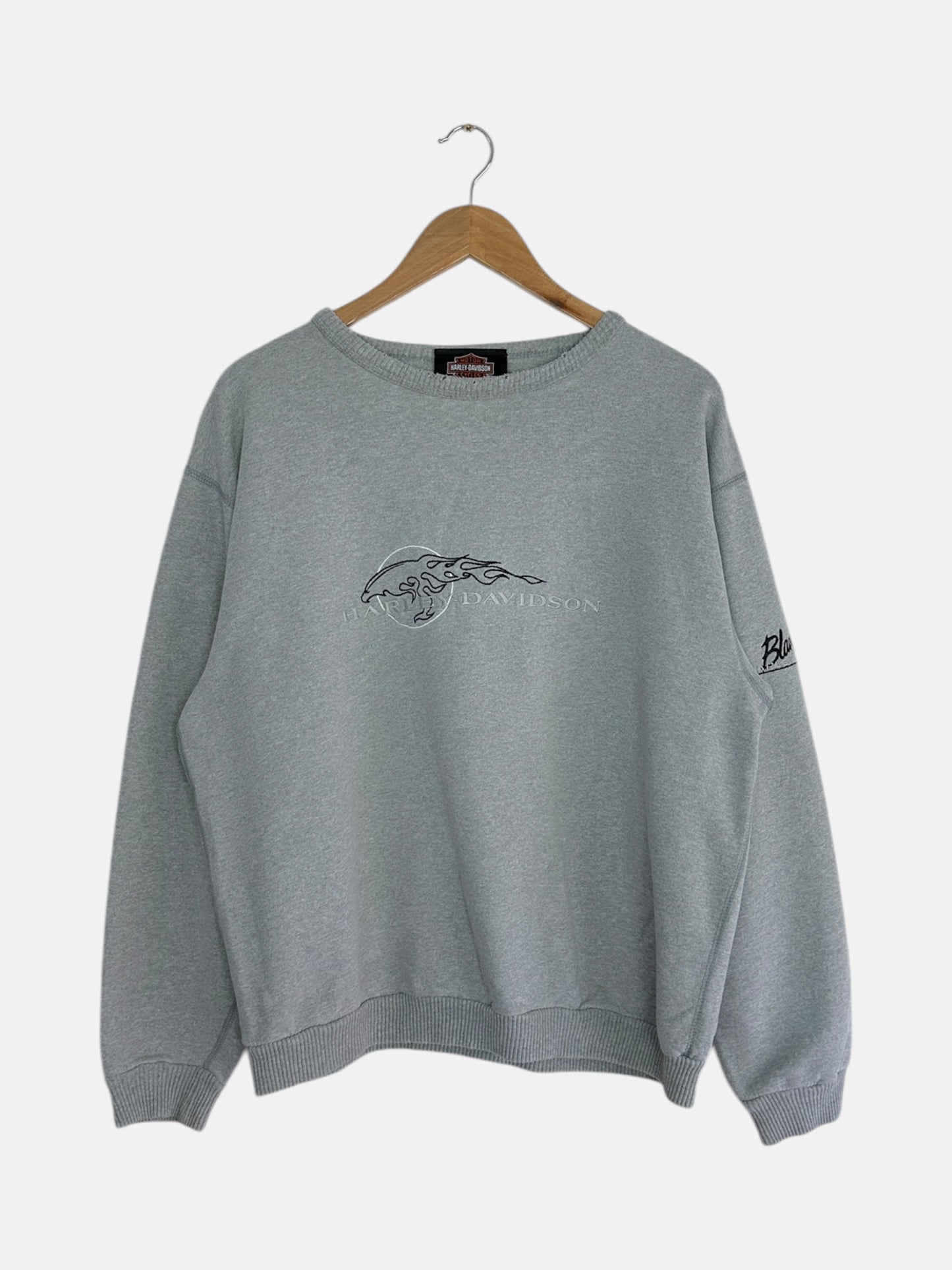 90's Harley Davidson Embroidered Vintage Sweatshirt Size L