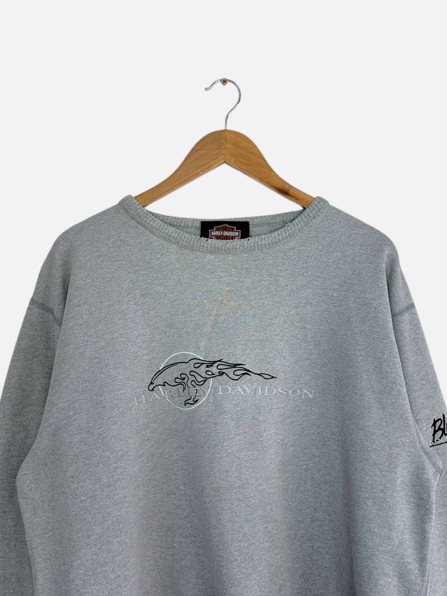 90's Harley Davidson Embroidered Vintage Sweatshirt Size L