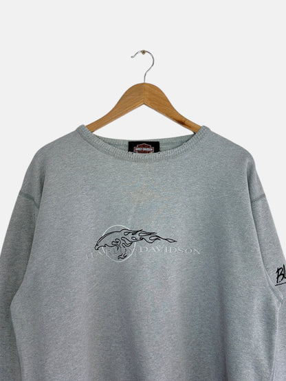 90's Harley Davidson Embroidered Vintage Sweatshirt Size L