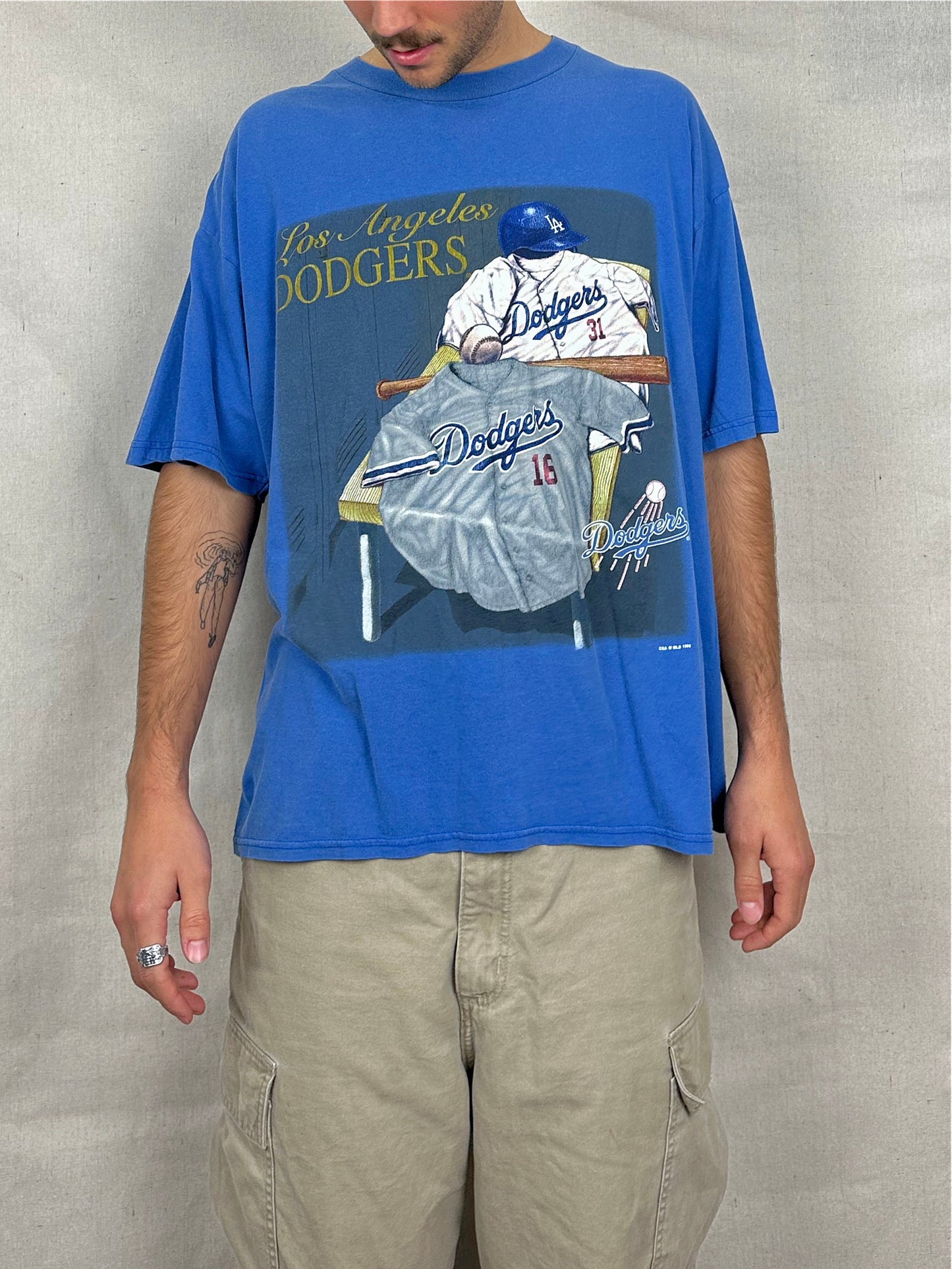 90's LA Dodgers MLB Vintage T-Shirt Size XL