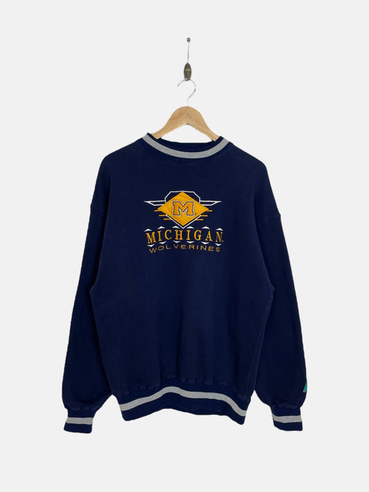 90's Michigan Wolverines Embroidered Vintage Sweatshirt Size XL