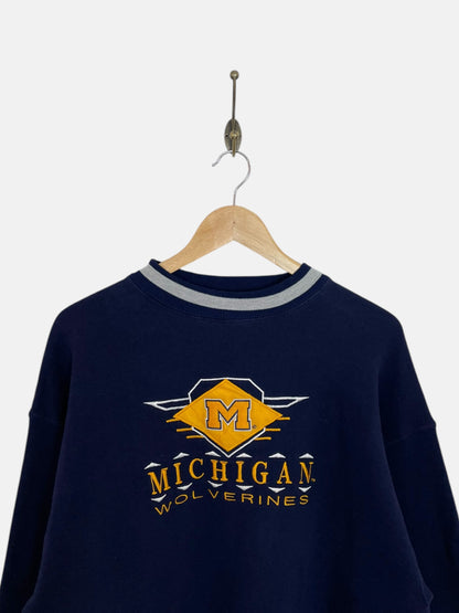 90's Michigan Wolverines Embroidered Vintage Sweatshirt Size XL