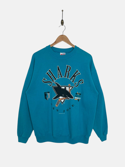 90's NHL San Jose Sharks Vintage Sweatshirt Size XL
