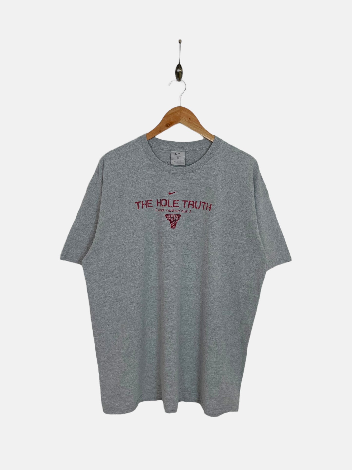 90's Nike "The Hole Truth" Embroidered Vintage T-Shirt Size XL-2XL