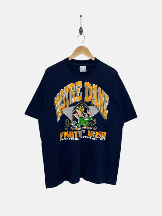 90's Notre Dame "Fightin' Irish" Vintage T-Shirt Size L-XL