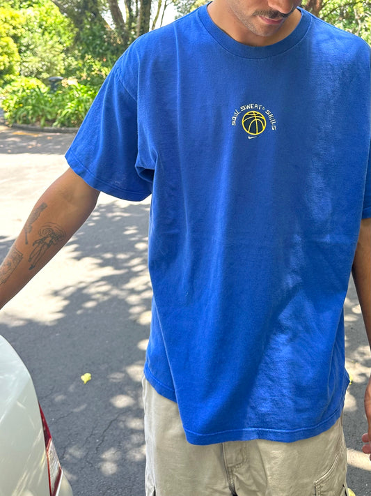 90's Nike Soul Sweat & Skills USA Made Vintage T-Shirt Size L-XL