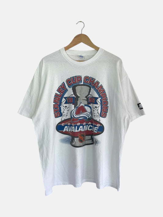 90's Starter NHL Colorado Avalanche Vintage T-Shirt Size XL