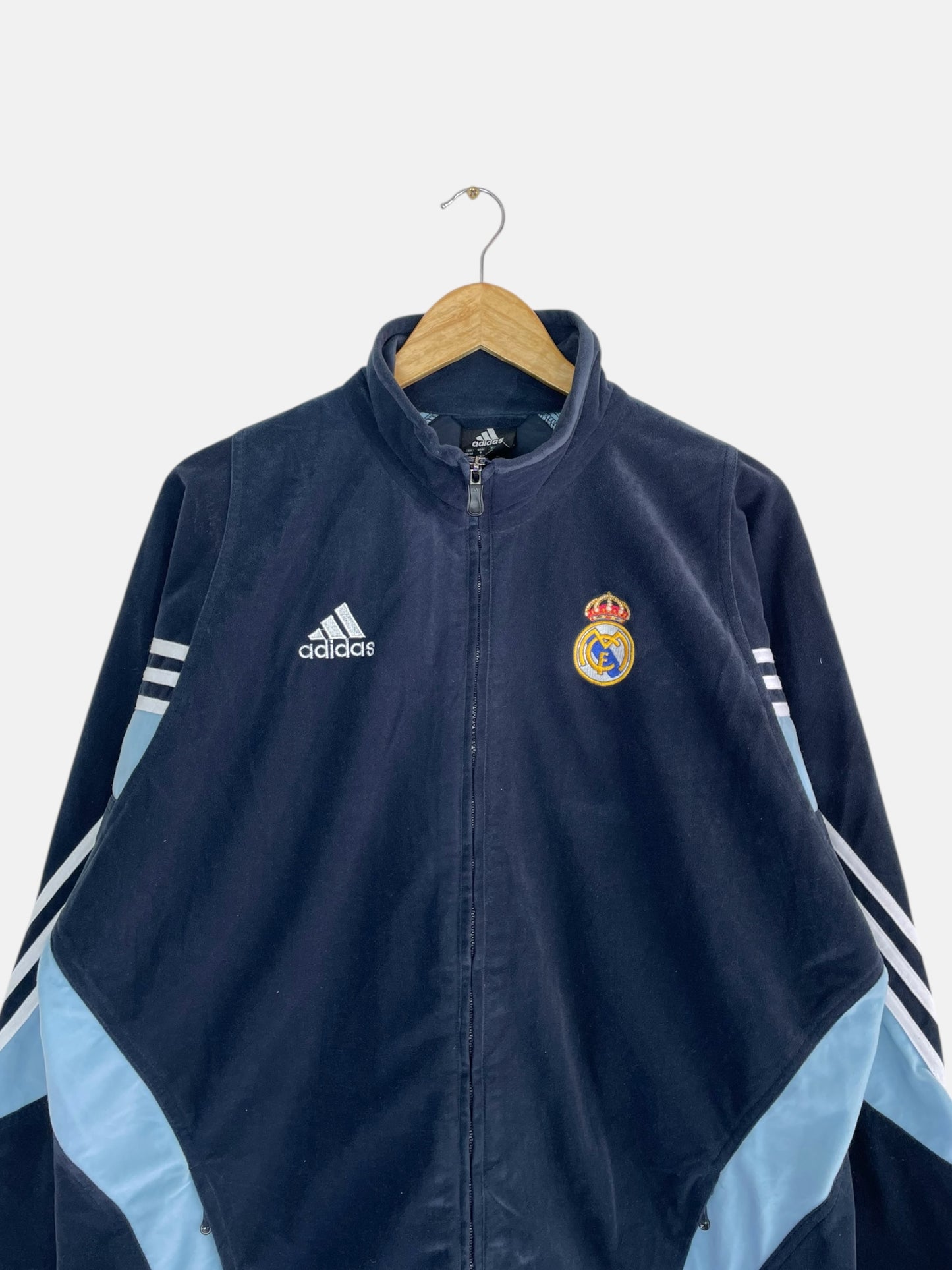 90's Adidas Real Madrid Embroidered Vintage Jacket Size XL-2XL