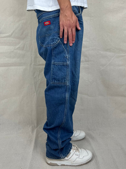 90's Dickies Vintage Carpenter Jeans Size 40x35