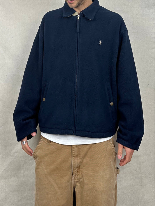 90's Ralph Lauren Embroidered Vintage Fleece/Jacket Size XL