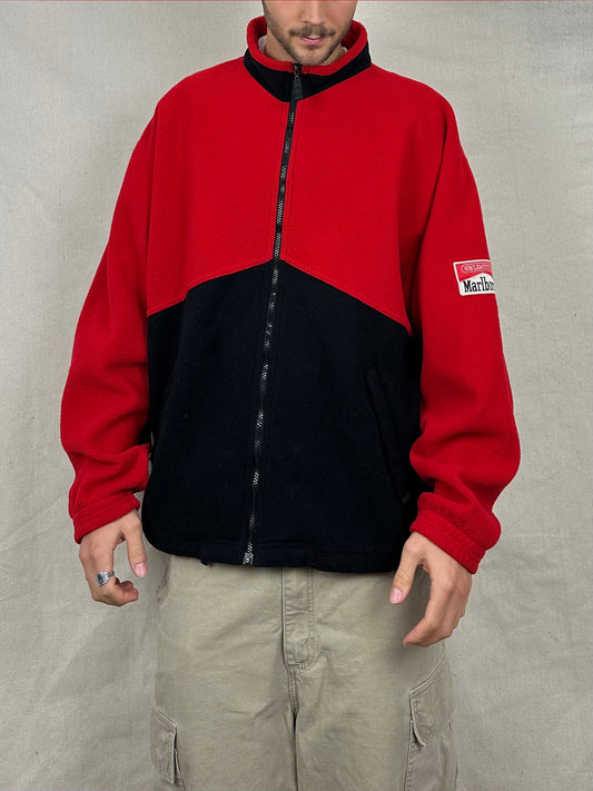 90's Marlboro Canada Made Embroidered Vintage Fleece Size XL