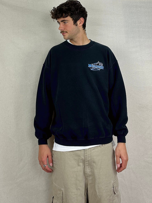 90's VIU Mariners Embroidered Vintage Sweatshirt M