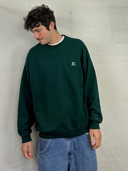 90's Starter Embroidered Vintage Sweatshirt Size XL