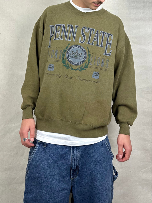90's Penn State Lions Vintage Sweatshirt Size XL