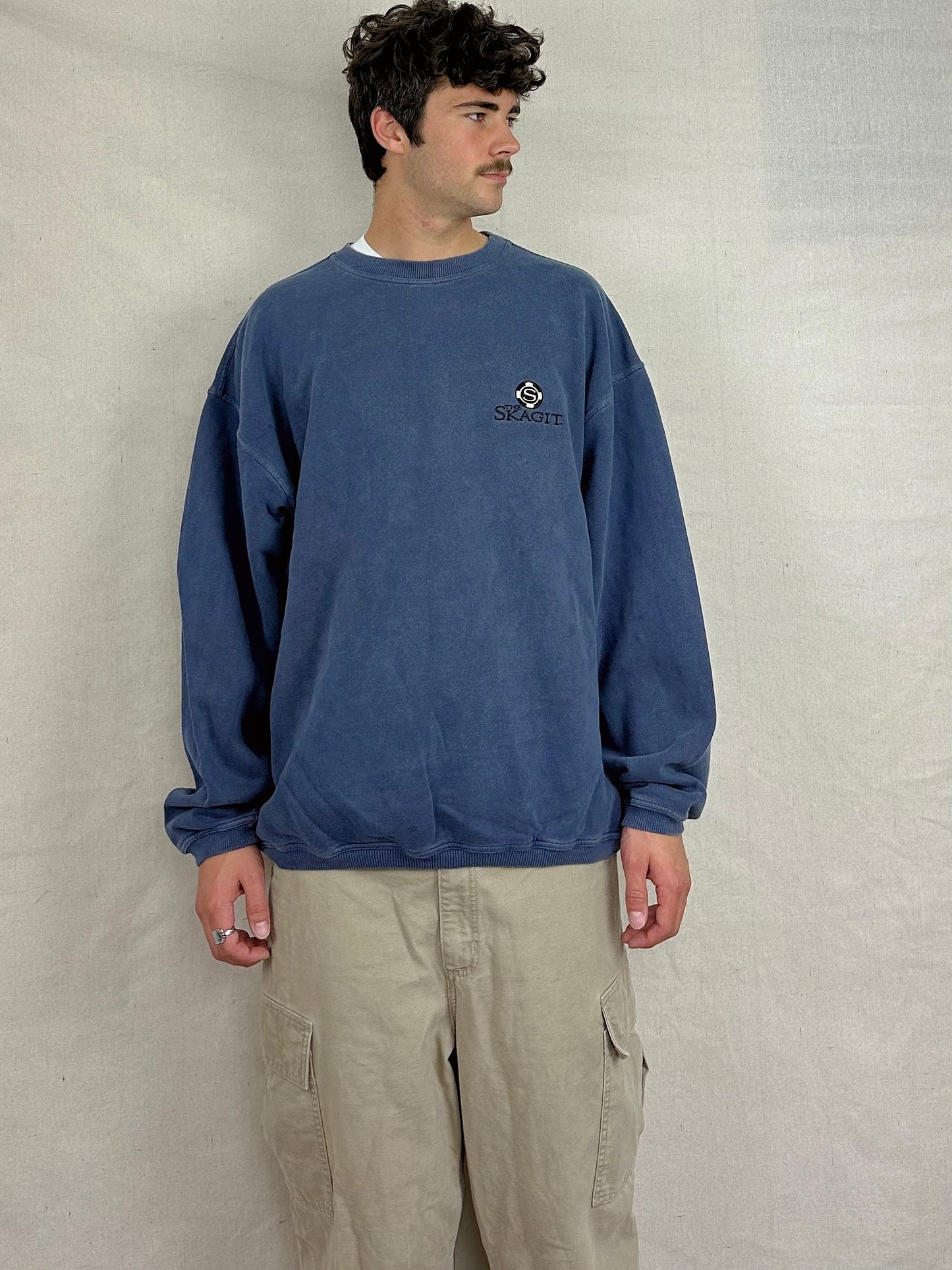 90's The Skagit Embroidered Vintage Sweatshirt Size XL-2XL