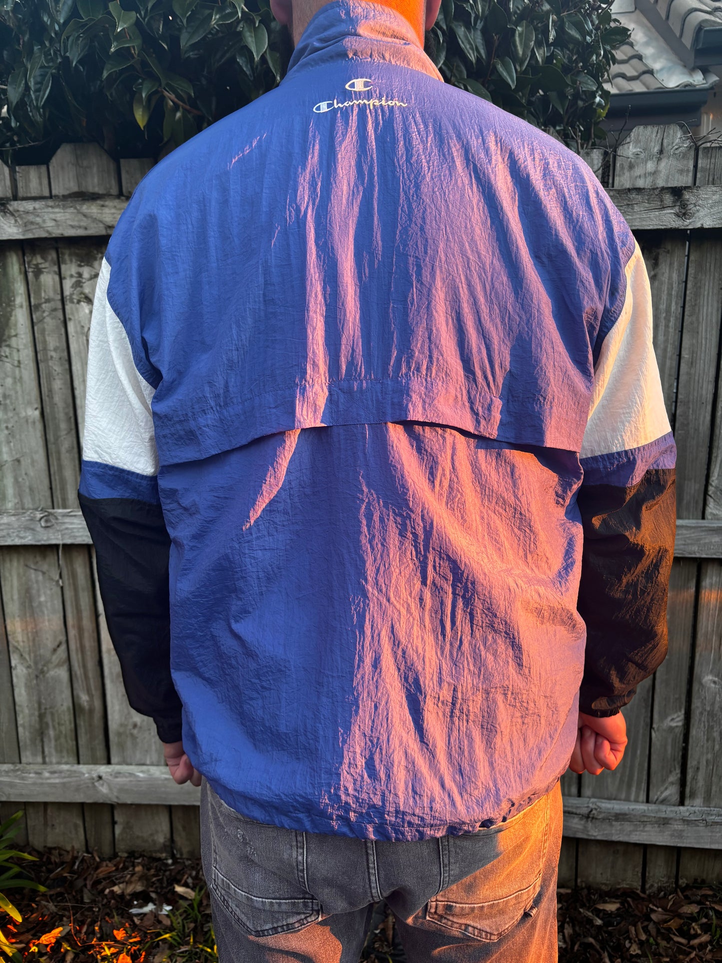 90's Champion Embroidered Vintage Jacket Size XL-2XL