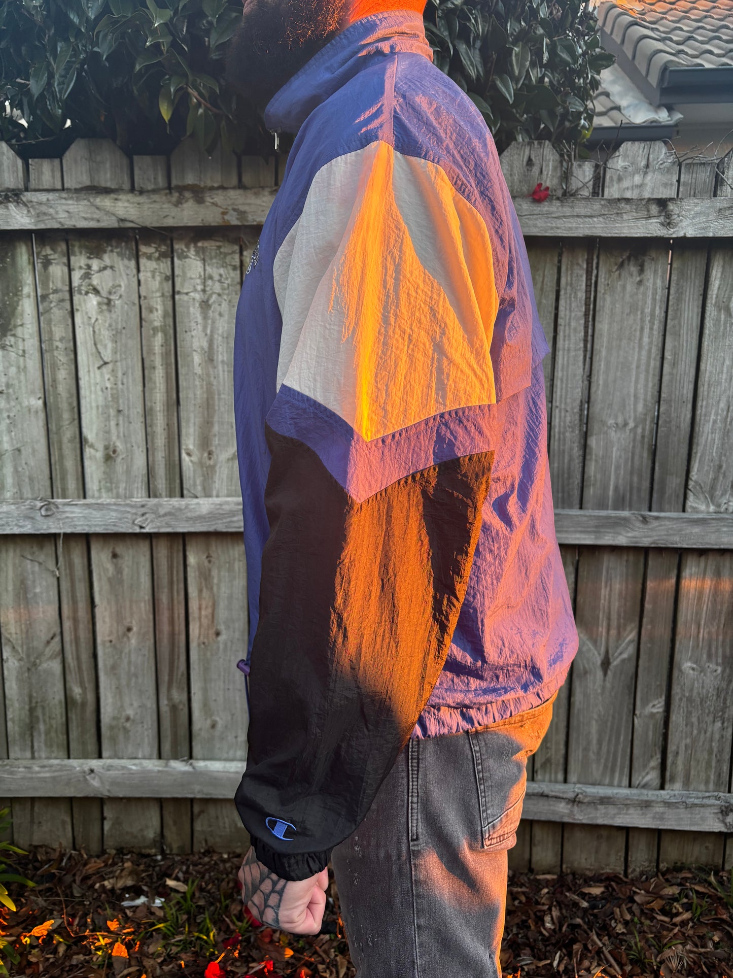 90's Champion Embroidered Vintage Jacket Size XL-2XL