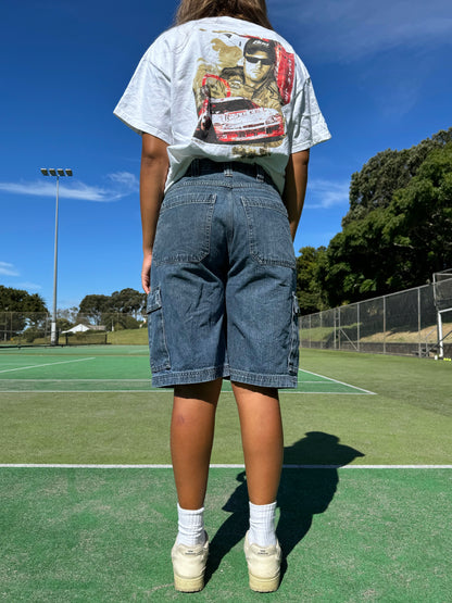 90's Wrangler Vintage Denim Cargo Jean Shorts Size 30"