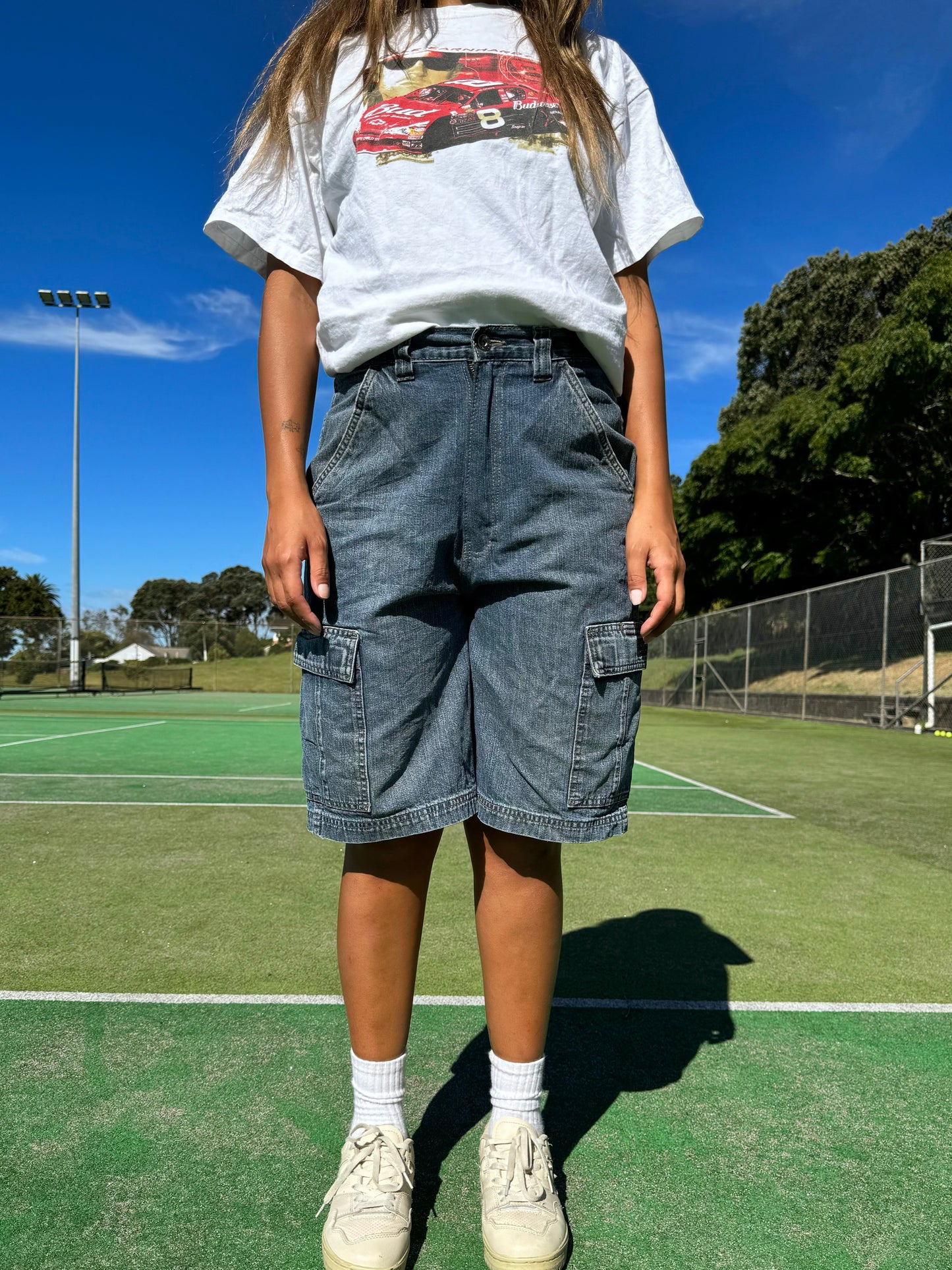 90's Wrangler Vintage Denim Cargo Jean Shorts Size 30"