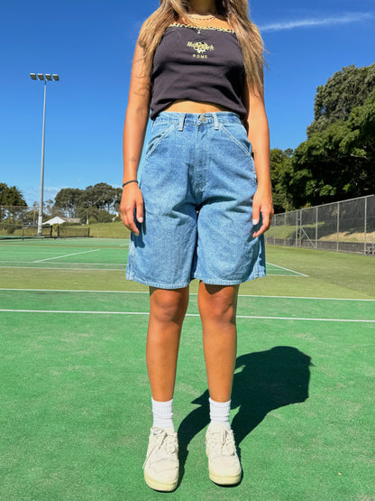 90's Wrangler Vintage Carpenter Jean Shorts Size 27"