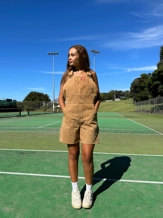 90's Dickies Vintage Overall Shorts Size 32"