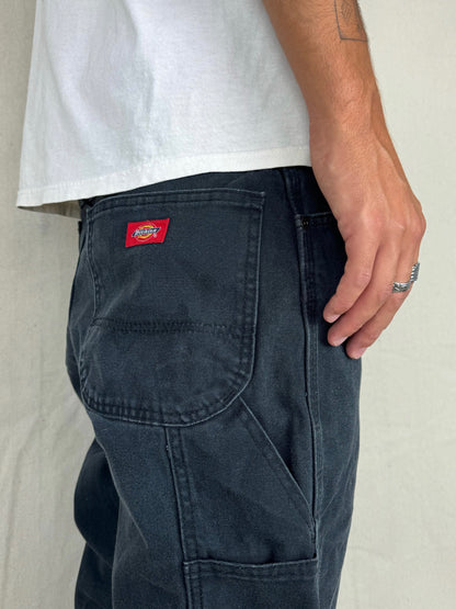 90's Dickies Heavy Duty Vintage Carpenter Jeans Size 32x33
