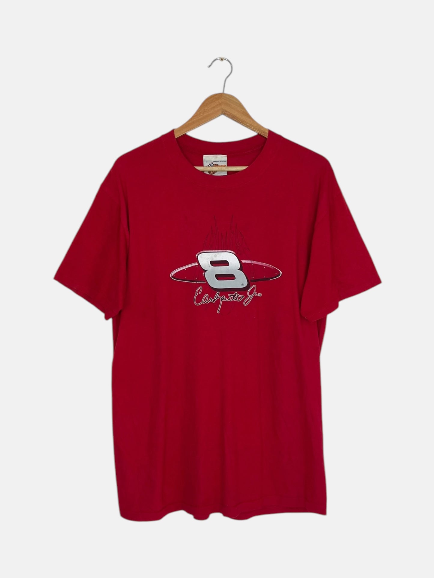 90's Earnhardt Jnr Budweiser Racing Vintage T-Shirt Size XL