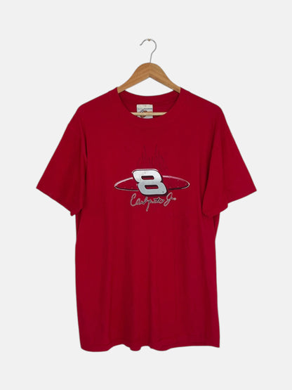 90's Earnhardt Jnr Budweiser Racing Vintage T-Shirt Size XL