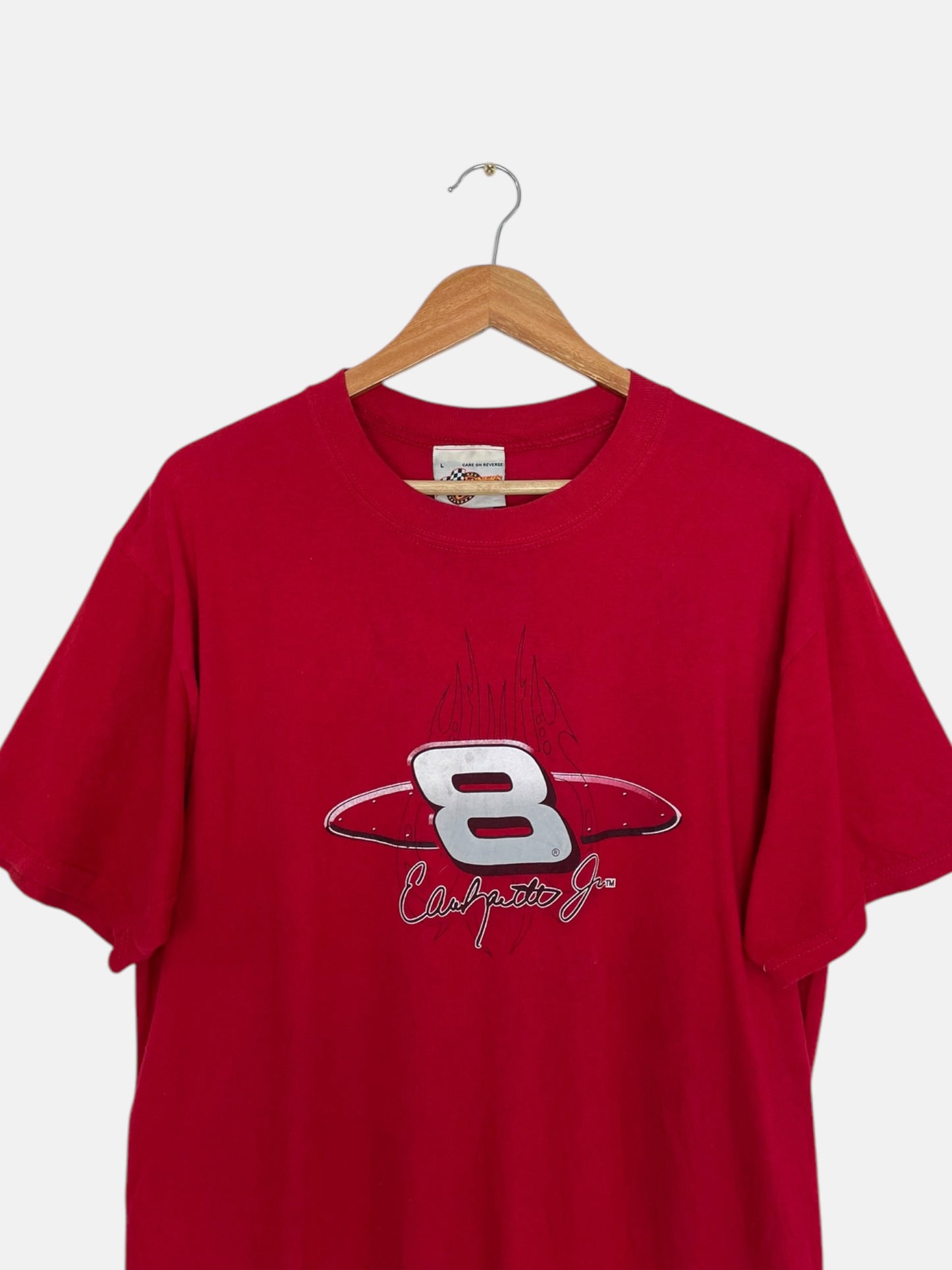 90's Earnhardt Jnr Budweiser Racing Vintage T-Shirt Size XL