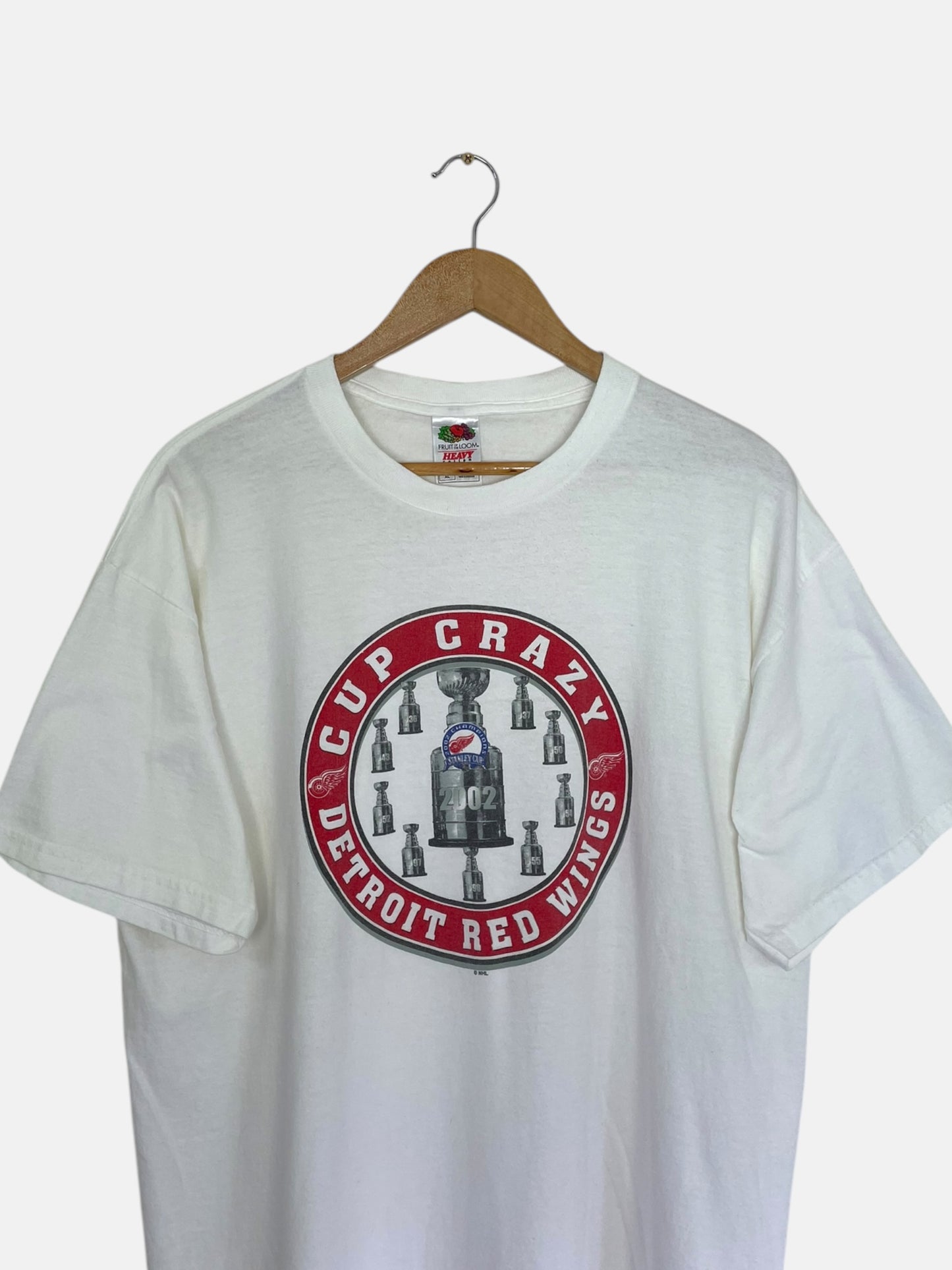 90's Detroit Red Wings NHL Vintage T-Shirt Size L-XL