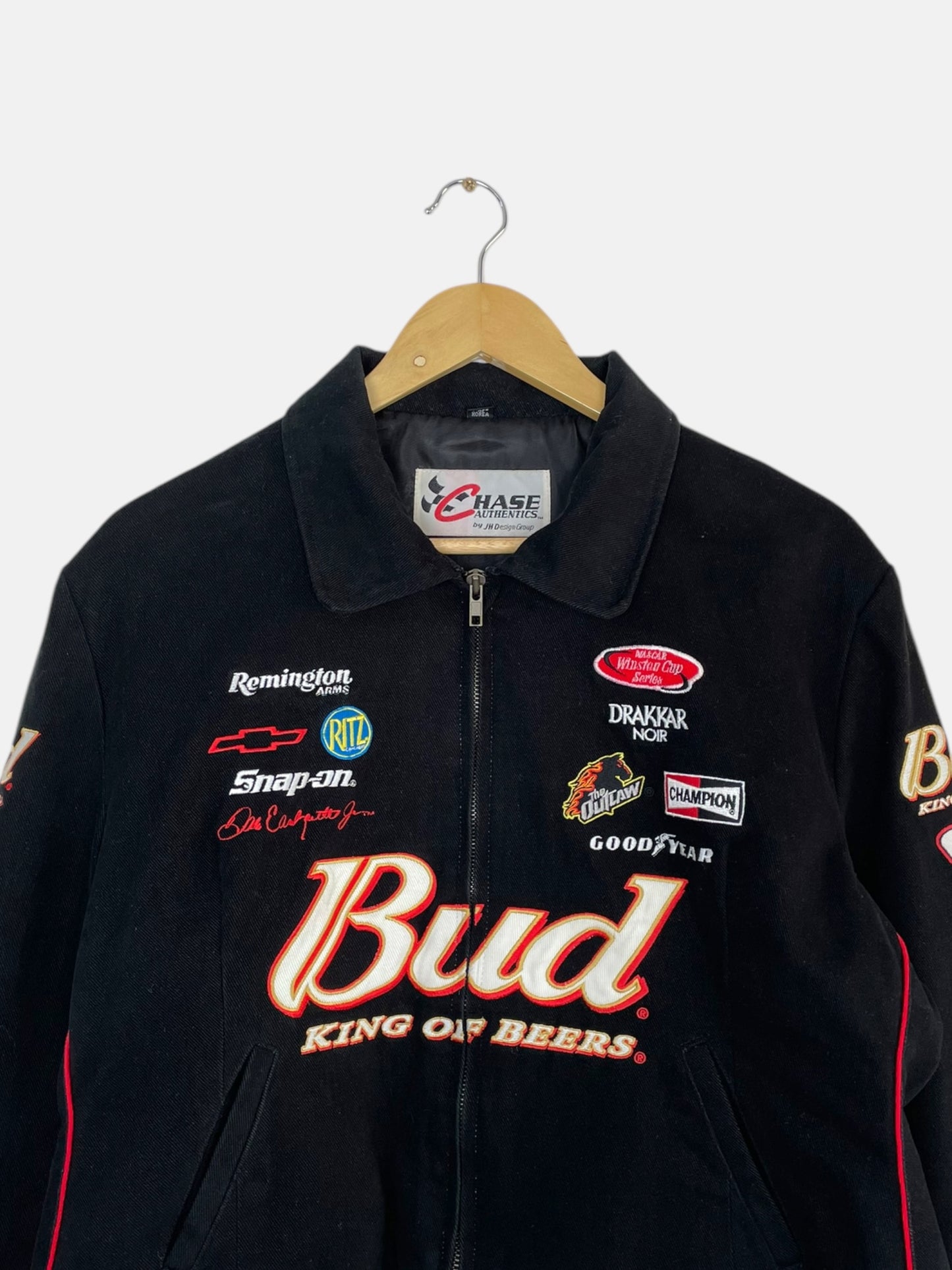 90's Budweiser Dale Earnhardt Embroidered Women's Jacket Size S