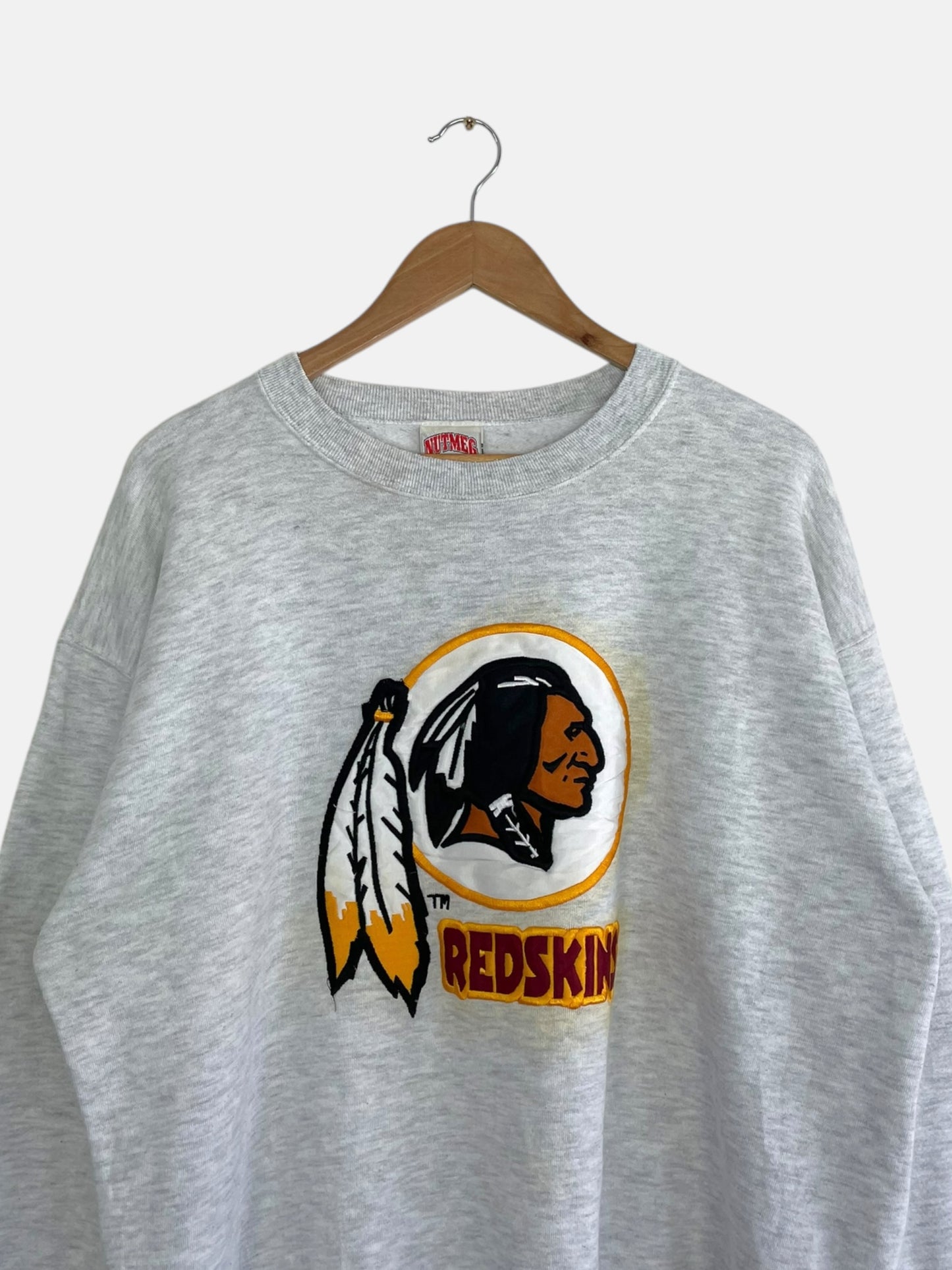 90's Redskins Embroidered Vintage NFL Sweatshirt Size L-XL
