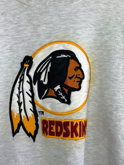 90's Redskins Embroidered Vintage NFL Sweatshirt Size L-XL