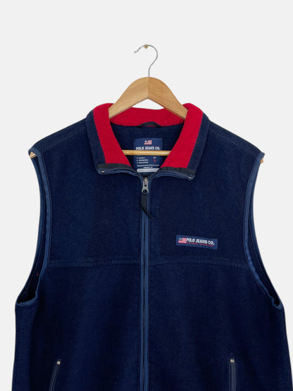 90's Ralph Lauren Polo Jeans Vintage Fleece Vest Size L