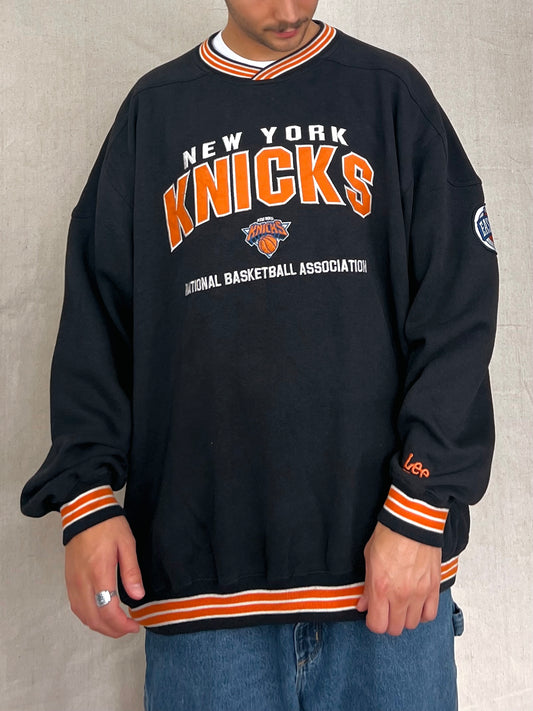 90's New York Knicks NBA Embroidered Vintage Sweatshirt Size 2XL