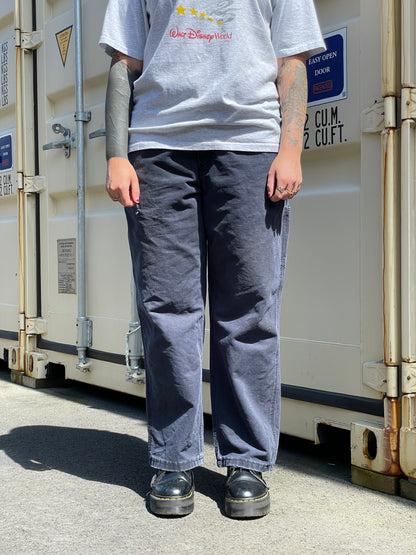 90's Carhartt Dungaree Fit Vintage Canvas Pants Size 36x30