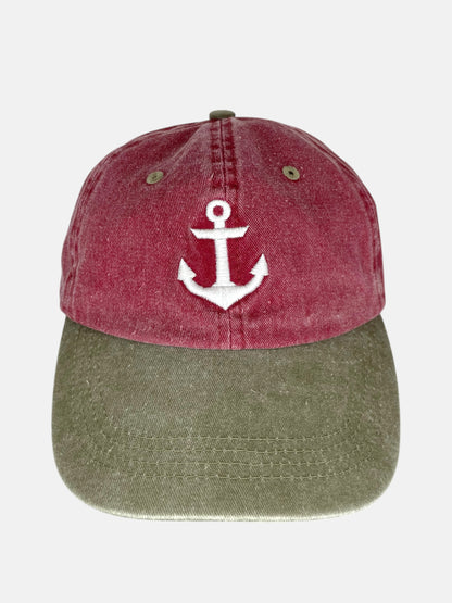 90's Anchor Embroidered Vintage Cap
