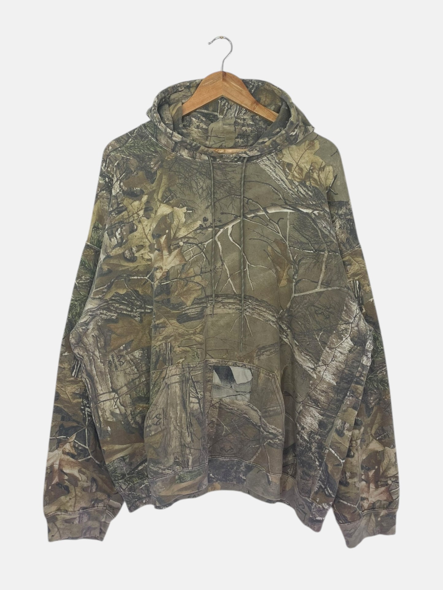 90's Realtree Camo Vintage Hooded Sweatshirt Size 2XL