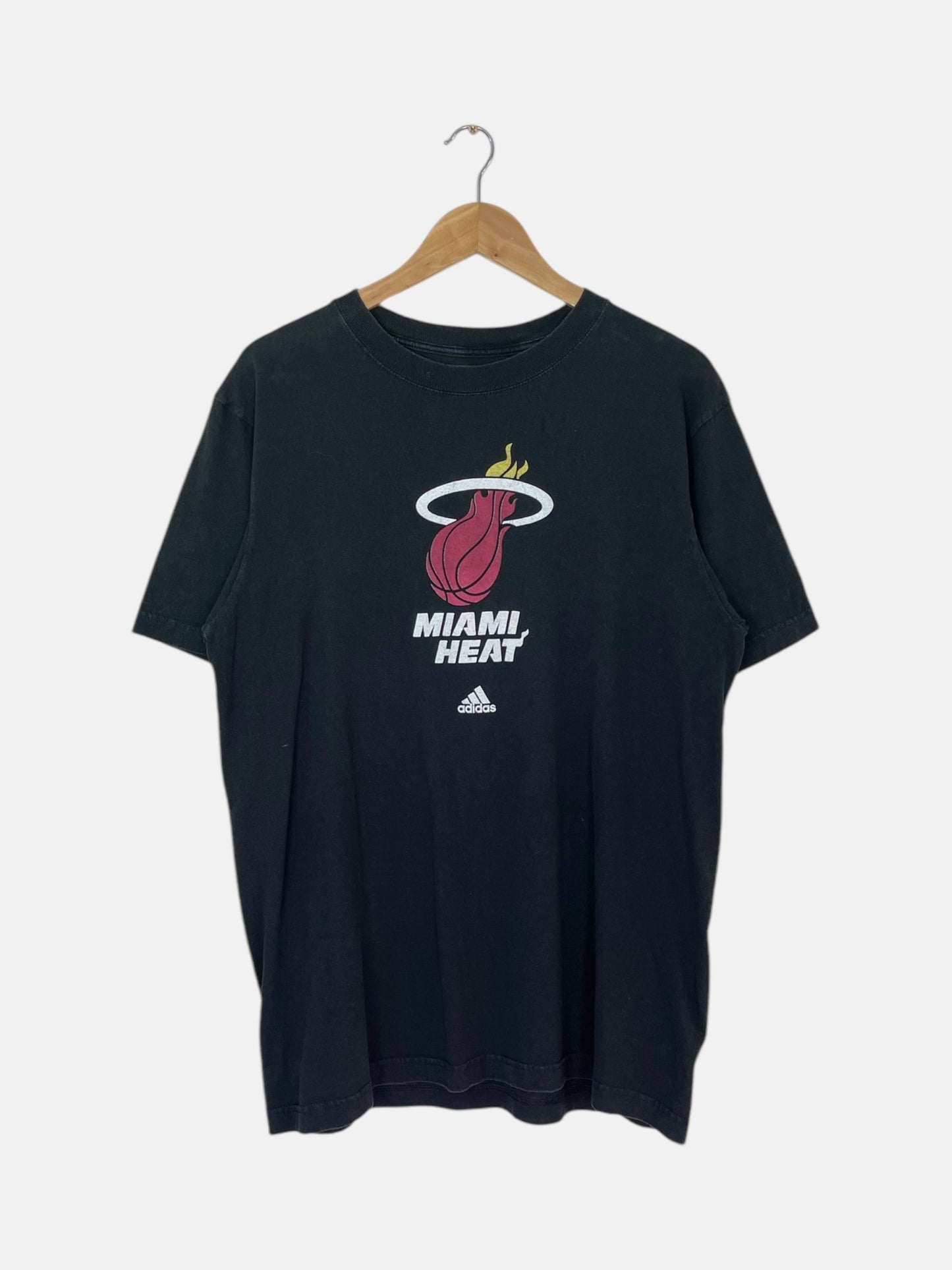 90's Adidas Miami Heat Vintage T-Shirt Size M