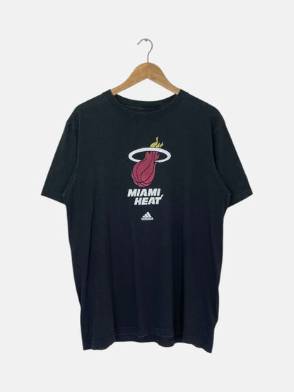 90's Adidas Miami Heat Vintage T-Shirt Size M