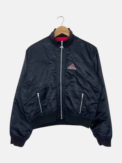 90's Adidas Embroidered Reversible Vintage Jacket Women's Size 12-14