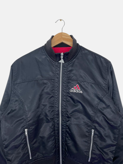 90's Adidas Embroidered Reversible Vintage Jacket Women's Size 12-14