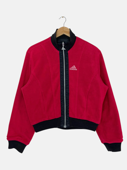 90's Adidas Embroidered Reversible Vintage Jacket Women's Size 12-14