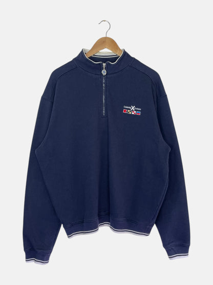 90's Celebrity Cruises Vintage Quarter-zip Sweatshirt Size L-XL
