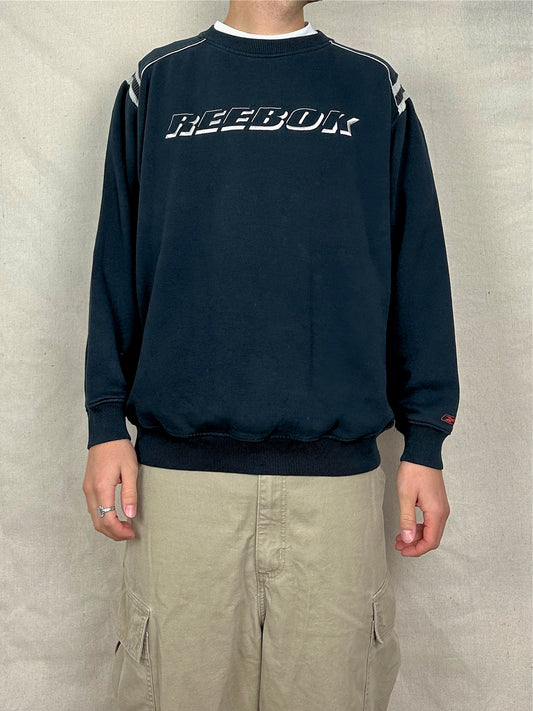 90's Reebok Embroidered Vintage Sweatshirt Size L