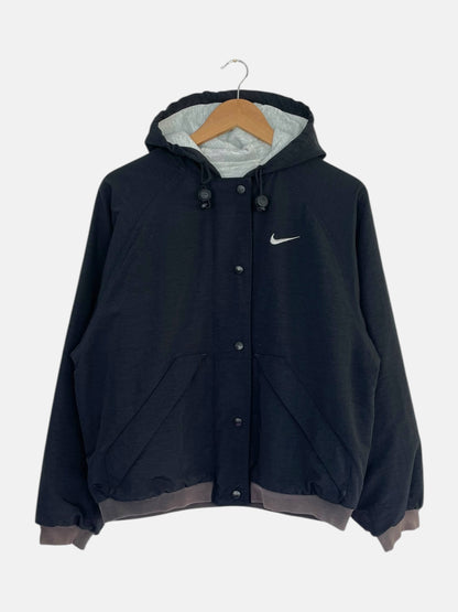 90's Nike Embroidered Vintage Reversible Hooded Jacket Women's Size L