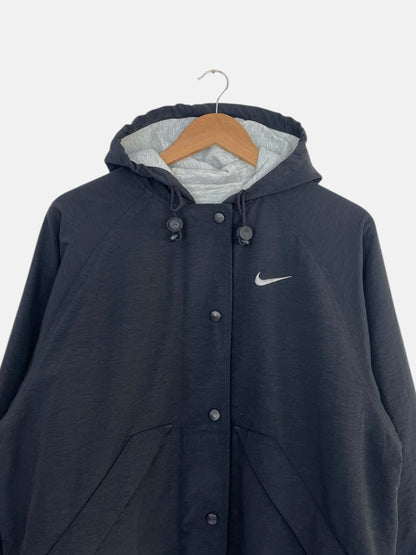 90's Nike Embroidered Vintage Reversible Hooded Jacket Women's Size L
