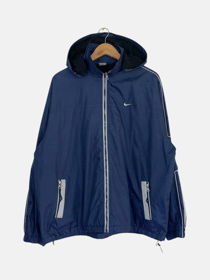 90's Nike Embroidered Vintage Hooded Jacket Size 2XL