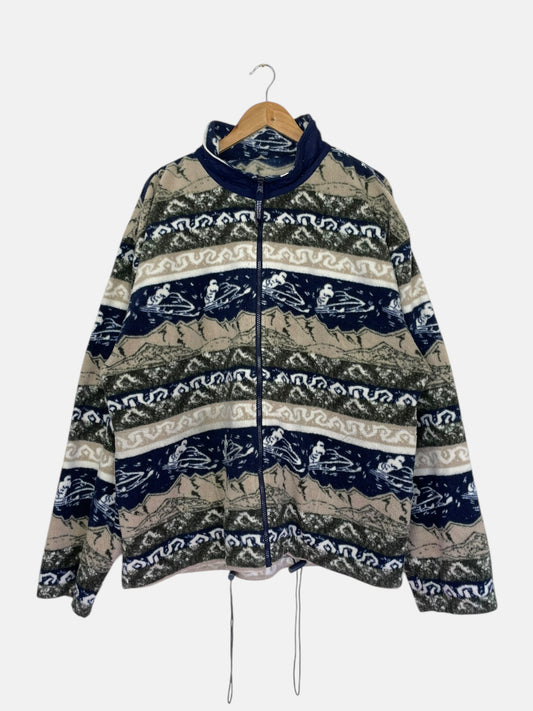 90's Northern Elements Vintage Zip-up Sweatshirt Size 2XL